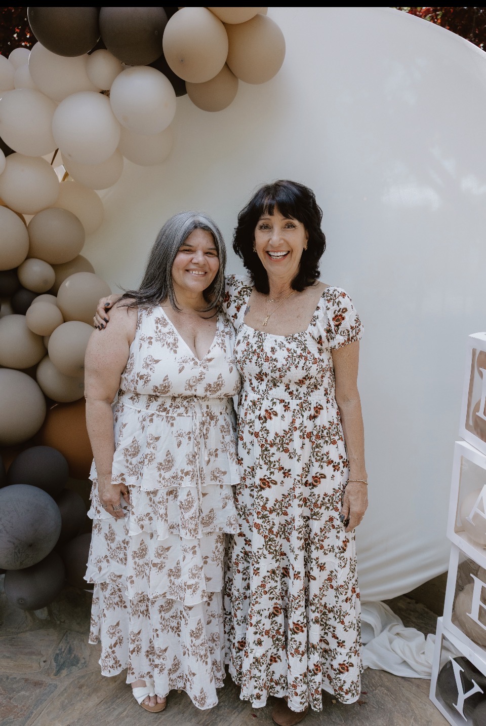 Jo and D together at a celebration